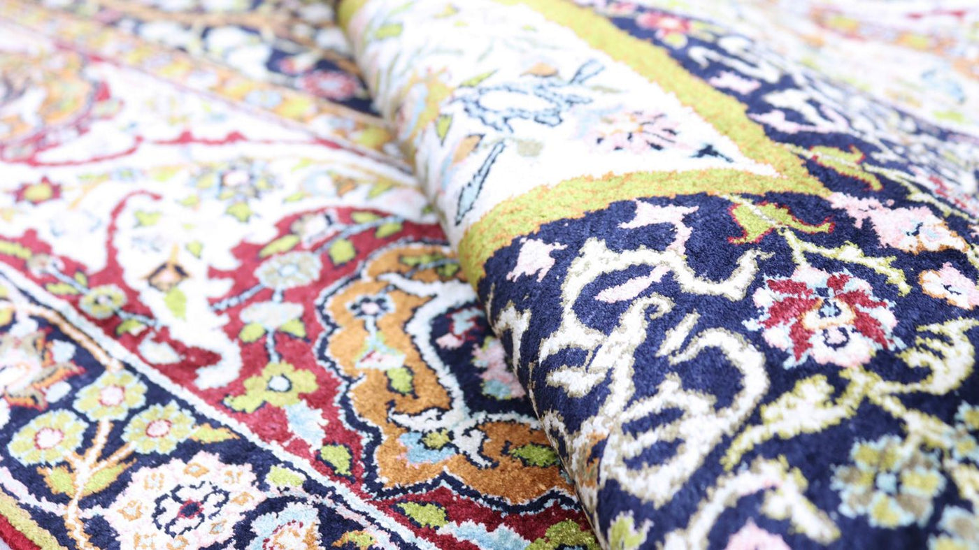 Tapis en soie du Cachemire Tapis 152x98cm - Tapis oriental