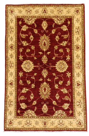 Tapis Ziegler - 153 x 100 cm - rouge foncé