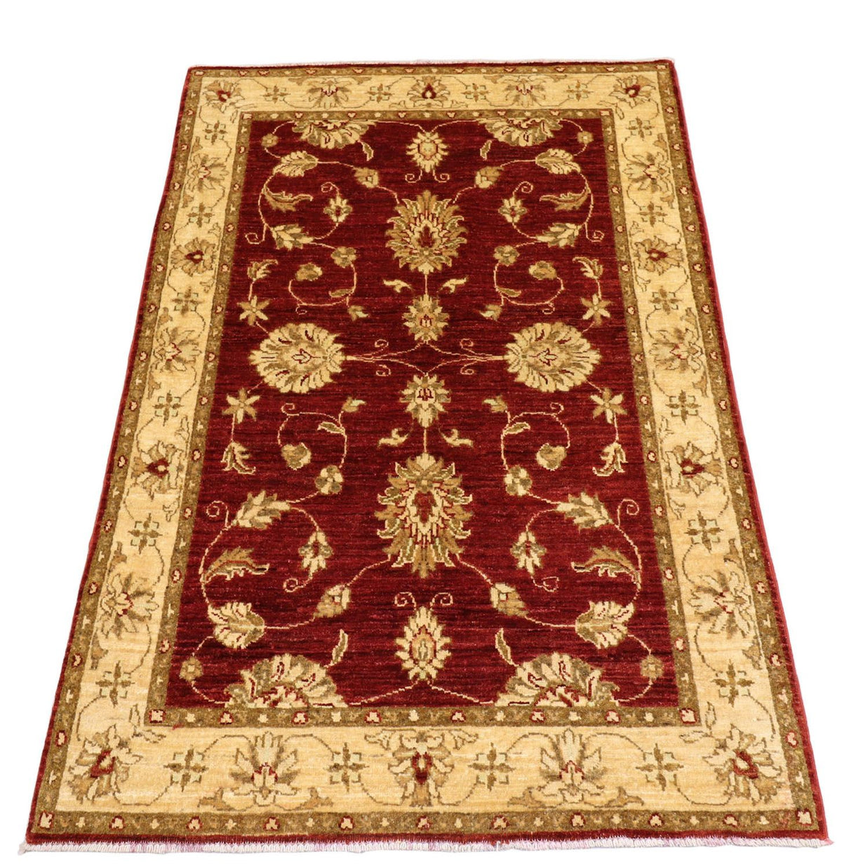 Tapis Ziegler - 153 x 100 cm - rouge foncé