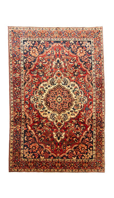 Tapis persan - Nomadic - 340 x 215 cm - rouge