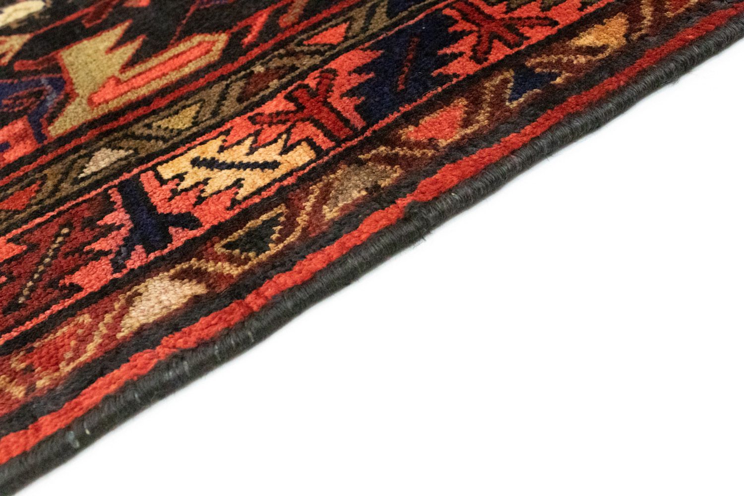 Tapis de couloir Tapis persan - Nomadic - 310 x 110 cm - bleu