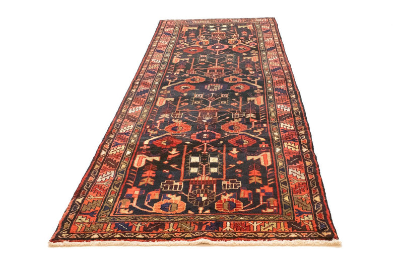 Tapis de couloir Tapis persan - Nomadic - 310 x 110 cm - bleu