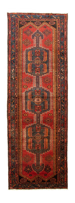 Tapis de couloir Tapis persan - Nomadic - 307 x 103 cm - vert