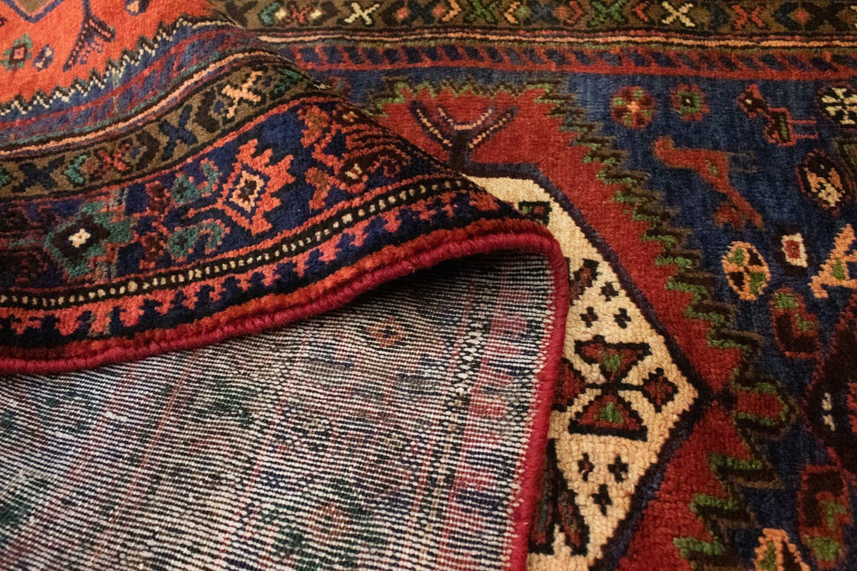 Tapis de couloir Tapis persan - Nomadic - 297 x 102 cm - bleu