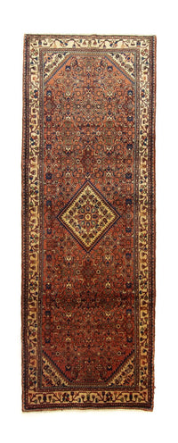 Tapis de couloir Tapis persan - Nomadic - 300 x 110 cm - marron
