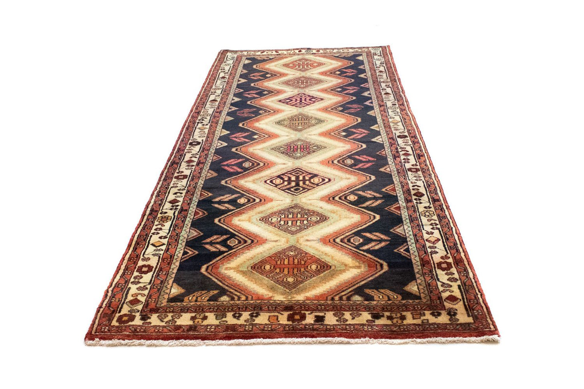 Tapis de couloir Tapis persan - Nomadic - 312 x 125 cm - bleu