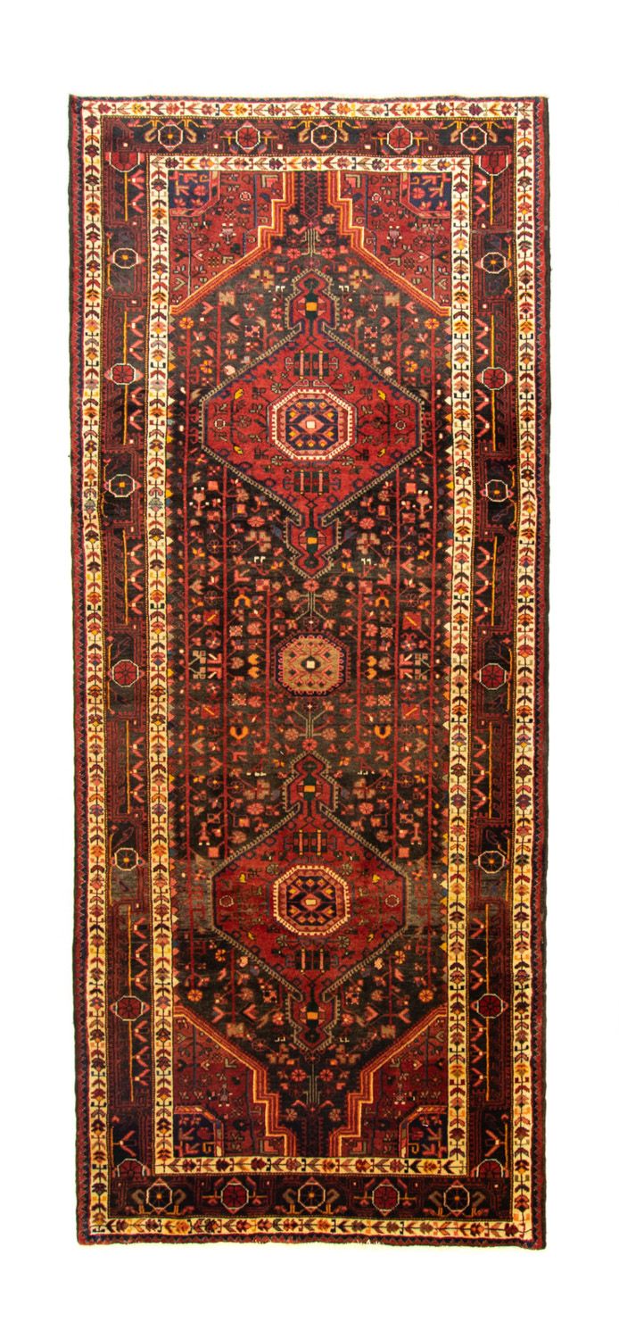 Tapis de couloir Tapis persan - Nomadic - 295 x 125 cm - marron