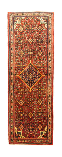 Tapis de couloir Tapis persan - Nomadic - 322 x 100 cm - or
