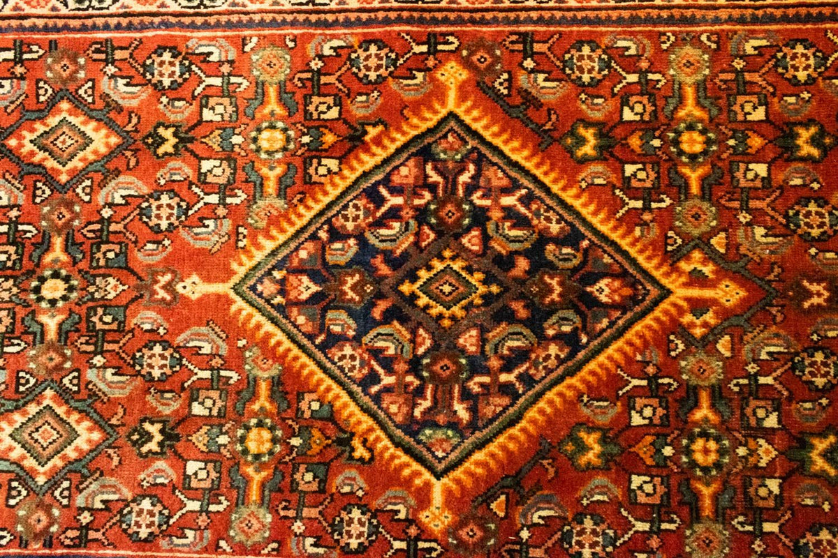 Tapis de couloir Tapis persan - Nomadic - 322 x 100 cm - or