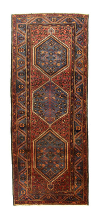 Tapis de couloir Tapis persan - Nomadic - 287 x 110 cm - marron