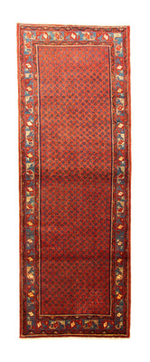 Tapis de couloir Tapis persan - Nomadic - 317 x 110 cm - marron