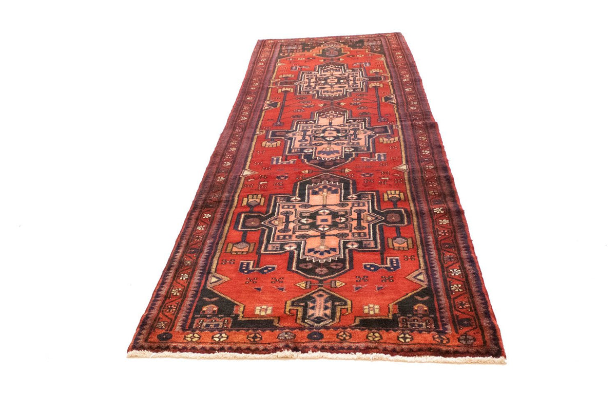 Tapis de couloir Tapis persan - Nomadic - 326 x 105 cm - rouge