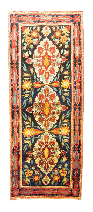 Tapis de couloir Tapis persan - Nomadic - 285 x 108 cm - bleu