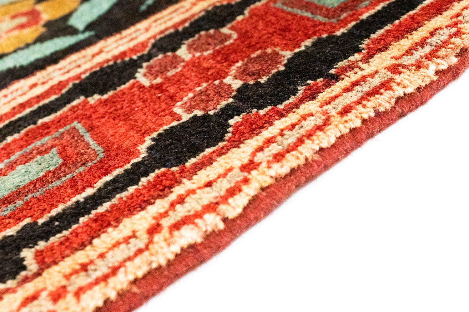 Tapis de couloir Tapis persan - Nomadic - 285 x 108 cm - bleu