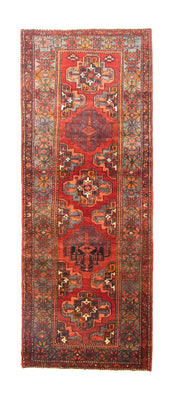 Tapis de couloir Tapis persan - Nomadic - 300 x 113 cm - orange