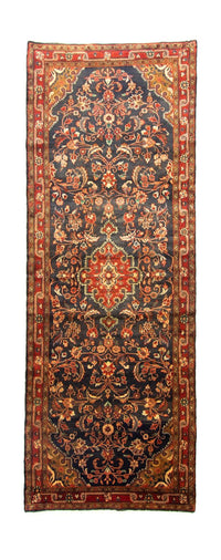 Tapis de couloir Tapis persan - Nomadic - 289 x 100 cm - bleu