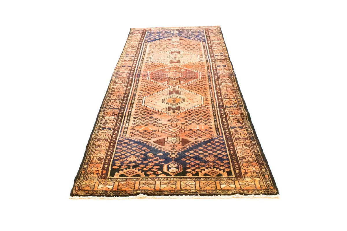 Tapis de couloir Tapis persan - Nomadic - 280 x 107 cm - bleu