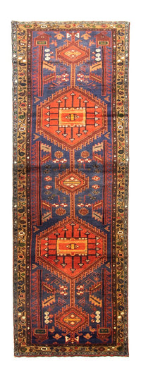 Tapis de couloir Tapis persan - Nomadic - 296 x 98 cm - marron