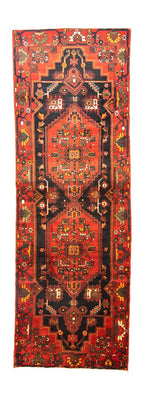 Tapis de couloir Tapis persan - Nomadic - 310 x 105 cm - bleu