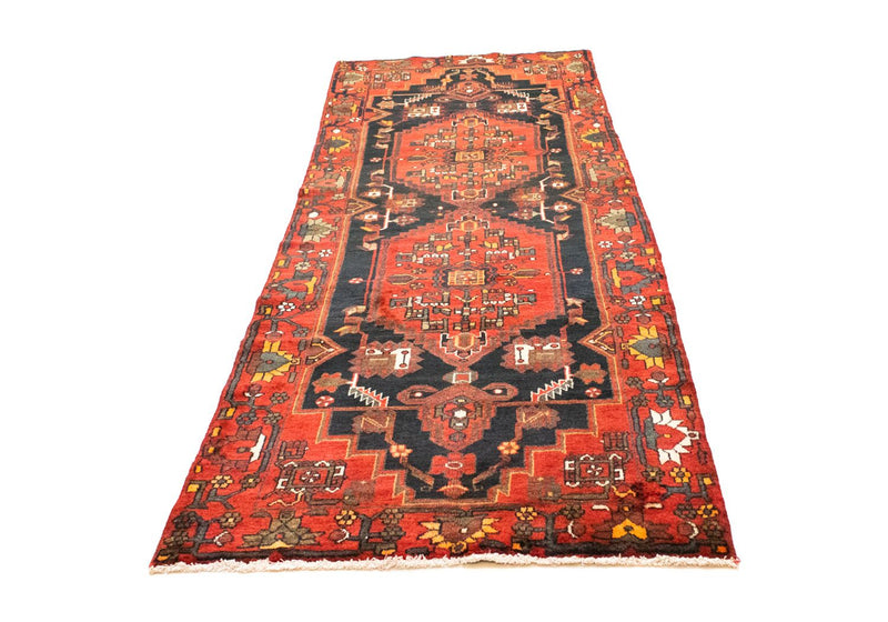 Tapis de couloir Tapis persan - Nomadic - 310 x 105 cm - bleu