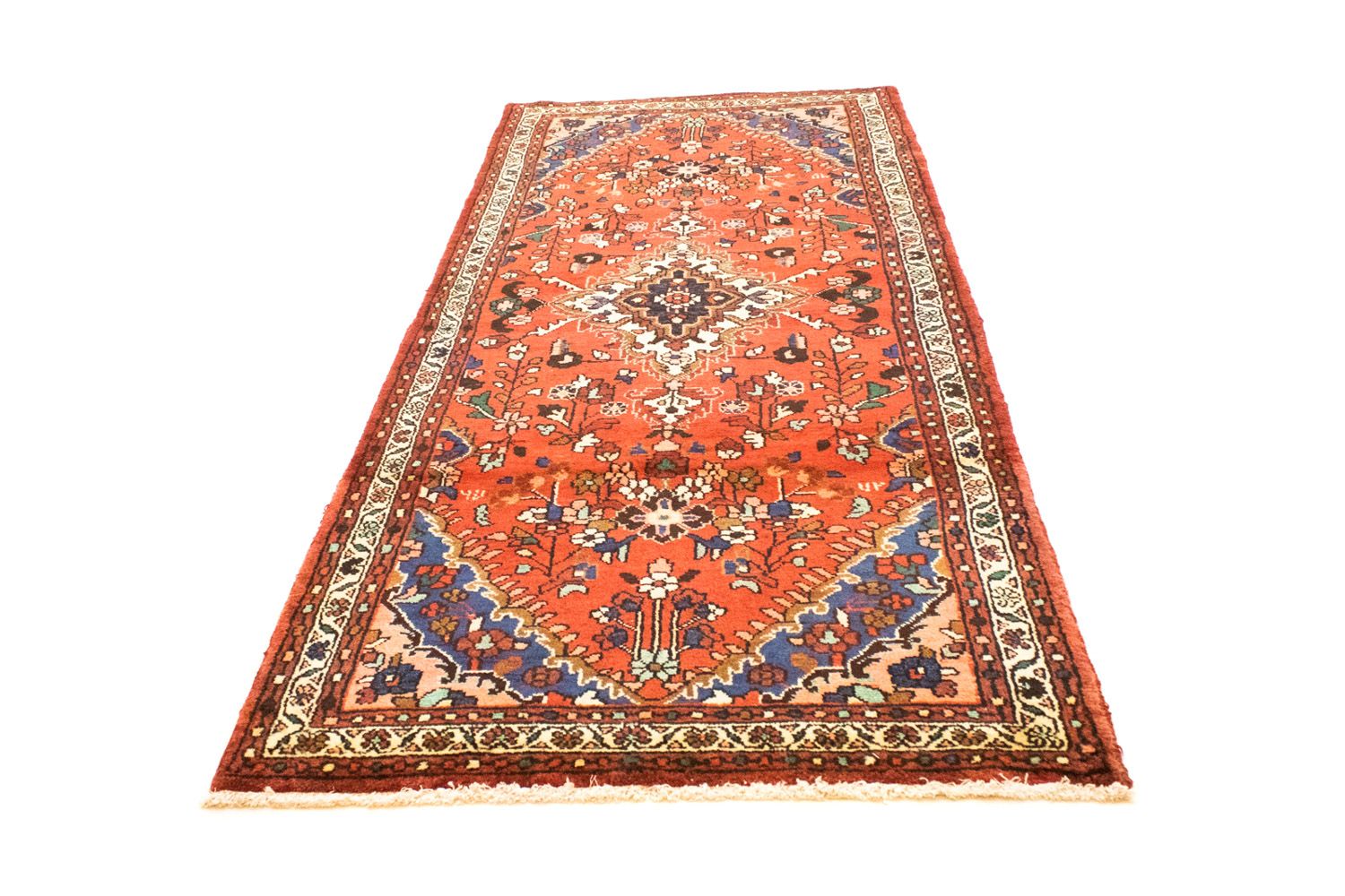 Tapis de couloir Tapis persan - Nomadic - 298 x 115 cm - orange