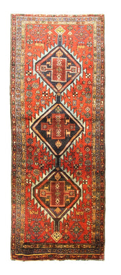 Tapis de couloir Tapis persan - Nomadic - 300 x 114 cm - orange