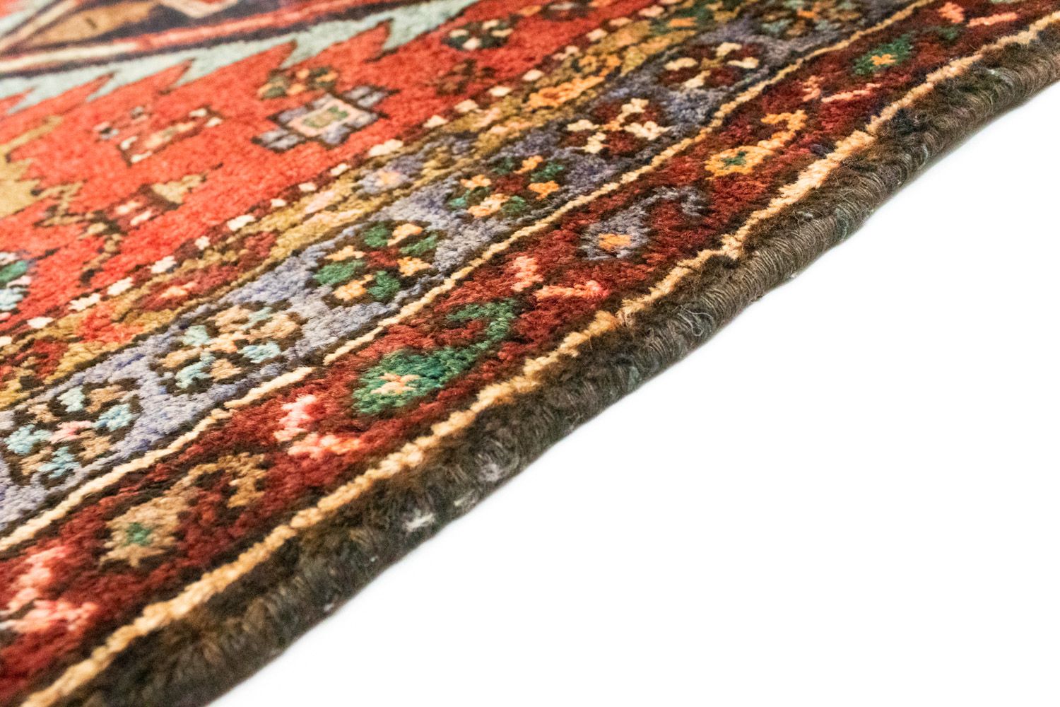 Tapis de couloir Tapis persan - Nomadic - 300 x 114 cm - orange