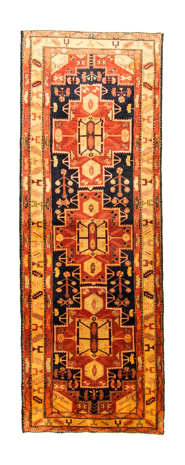 Tapis de couloir Tapis persan - Nomadic - 320 x 113 cm - orange