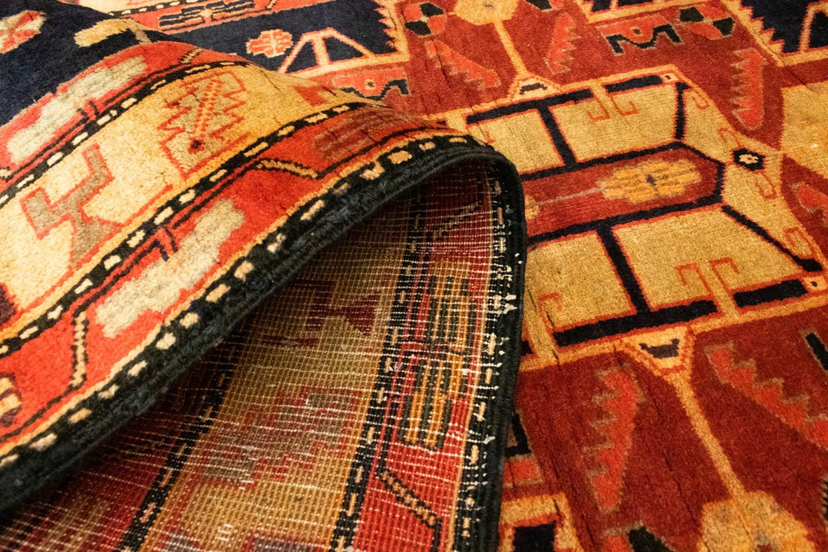 Tapis de couloir Tapis persan - Nomadic - 320 x 113 cm - orange