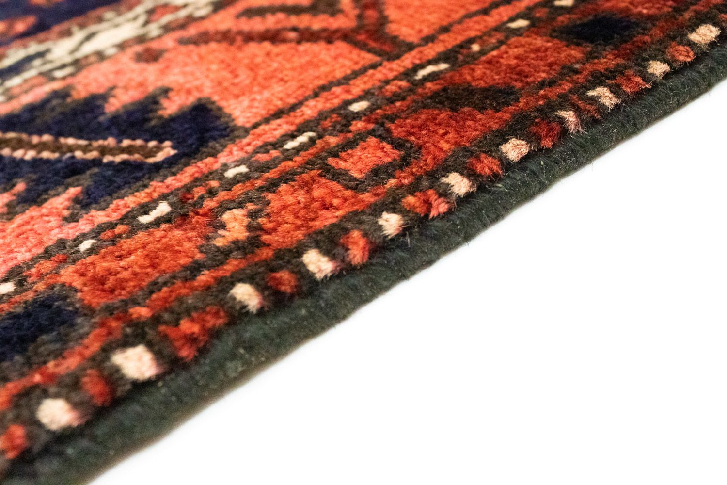 Tapis de couloir Tapis persan - Nomadic - 316 x 118 cm - bleu