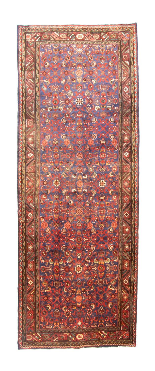 Tapis de couloir Tapis persan - Nomadic - 290 x 110 cm - rouge