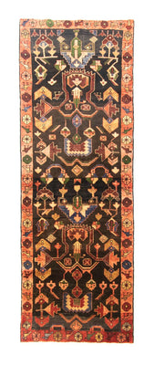 Tapis de couloir Tapis persan - Nomadic - 296 x 105 cm - bleu