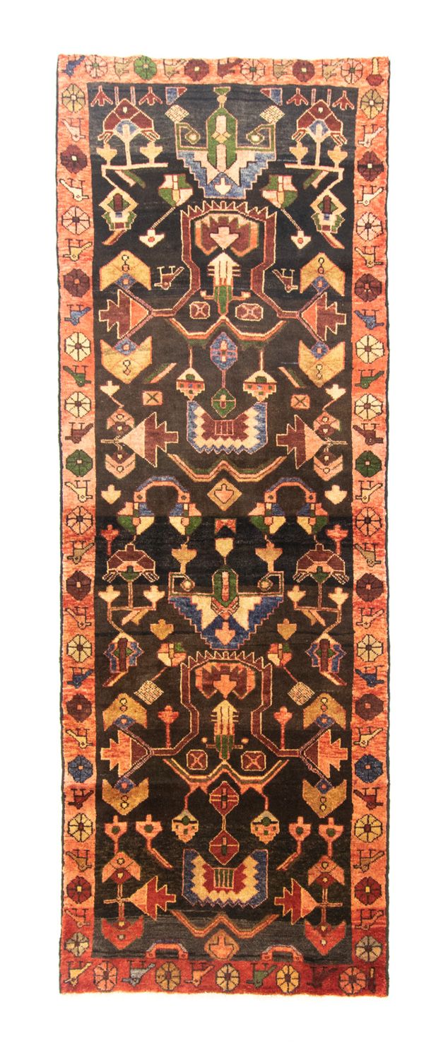 Tapis de couloir Tapis persan - Nomadic - 296 x 105 cm - bleu