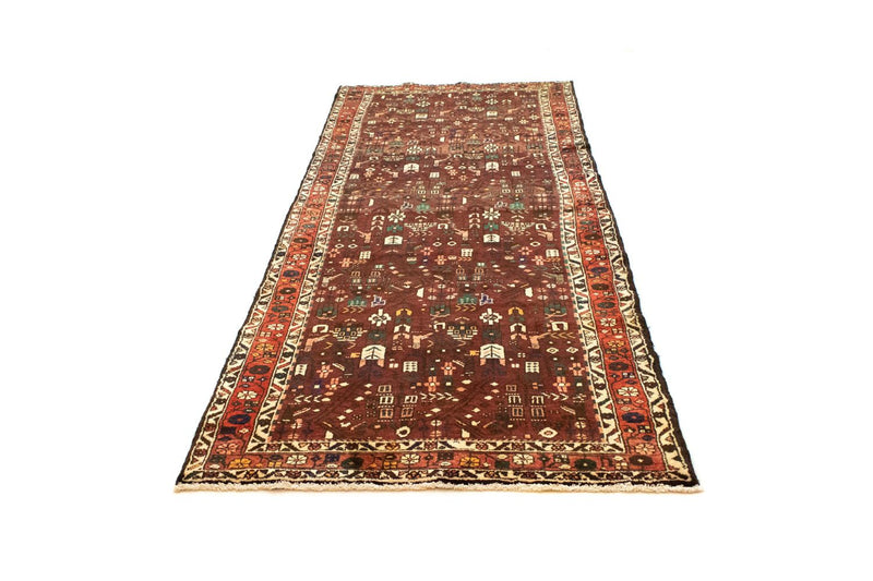 Tapis de couloir Tapis persan - Nomadic - 306 x 111 cm - marron