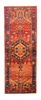Tapis de couloir Tapis persan - Nomadic - 290 x 103 cm - orange