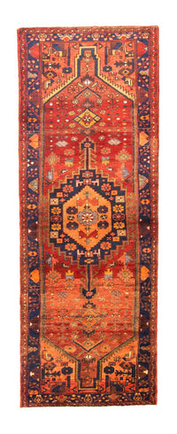 Tapis de couloir Tapis persan - Nomadic - 290 x 103 cm - orange