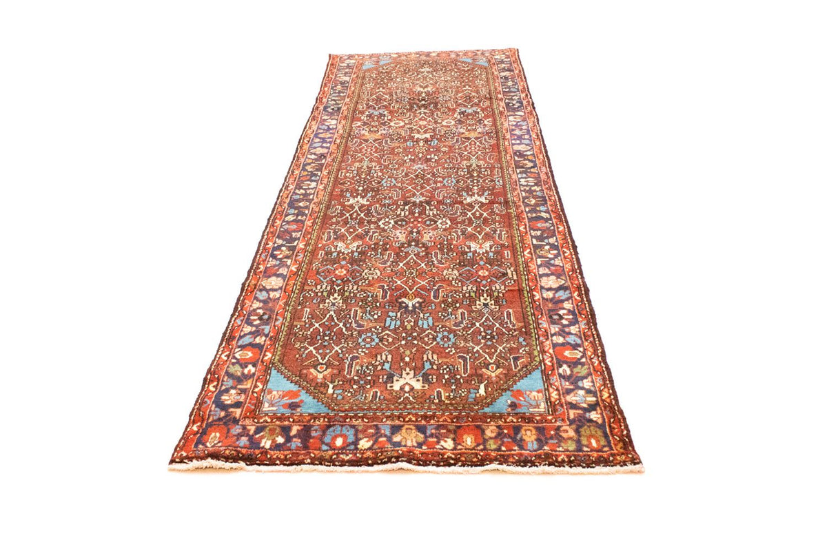 Tapis de couloir Tapis persan - Nomadic - 318 x 100 cm - marron