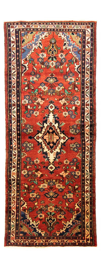 Tapis de couloir Tapis persan - Nomadic - 273 x 97 cm - orange