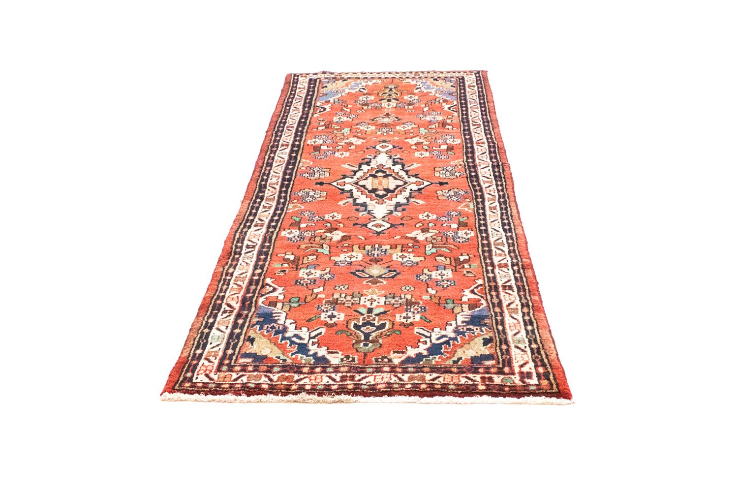Tapis de couloir Tapis persan - Nomadic - 273 x 97 cm - orange