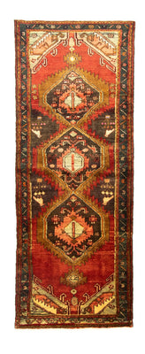 Tapis de couloir Tapis persan - Nomadic - 291 x 106 cm - rouille