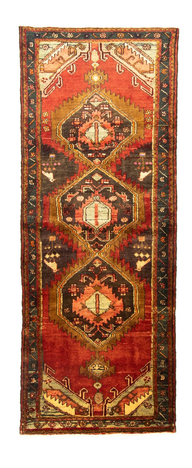 Tapis de couloir Tapis persan - Nomadic - 291 x 106 cm - rouille
