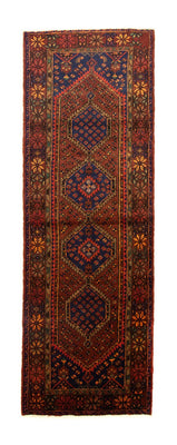 Tapis de couloir Tapis persan - Nomadic - 315 x 108 cm - bleu