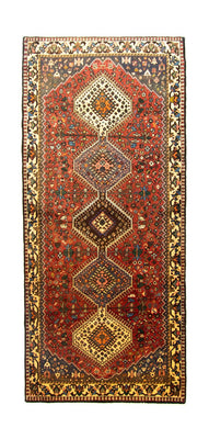 Tapis de couloir Tapis persan - Nomadic - 275 x 120 cm - marron