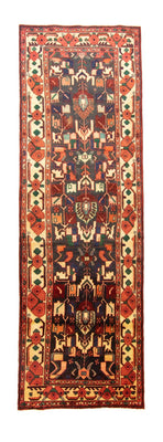 Tapis de couloir Tapis persan - Nomadic - 307 x 96 cm - bleu