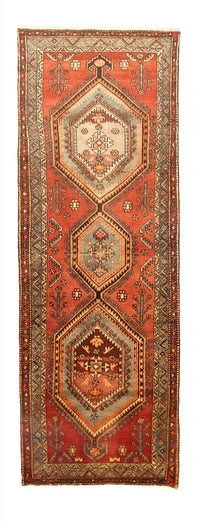 Tapis de couloir Tapis persan - Nomadic - 292 x 98 cm - orange