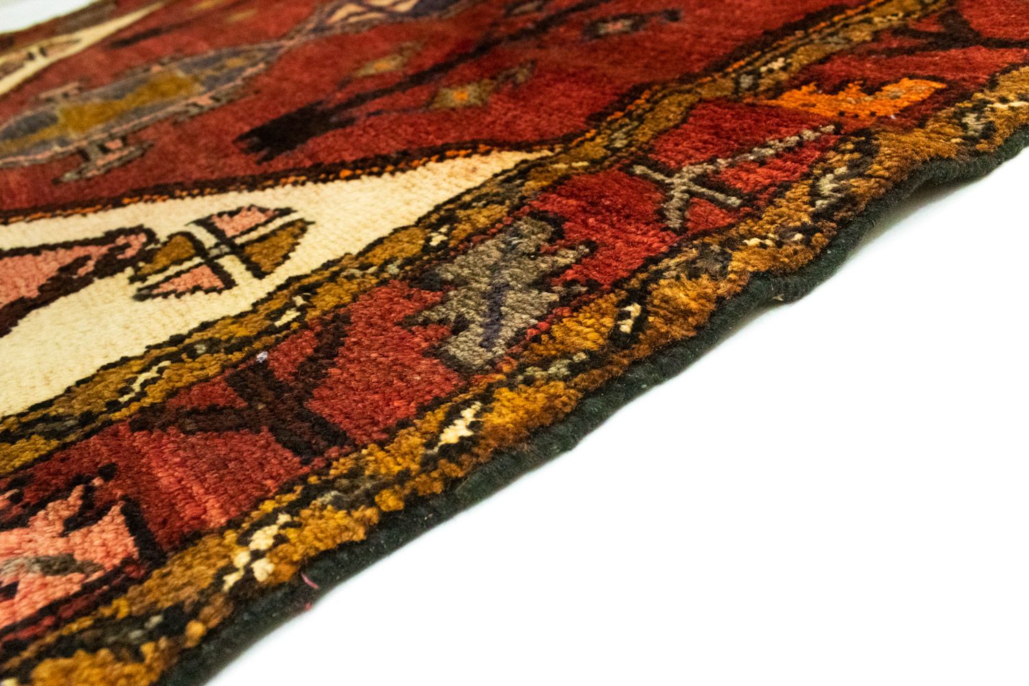 Tapis de couloir Tapis persan - Nomadic - 297 x 105 cm - orange