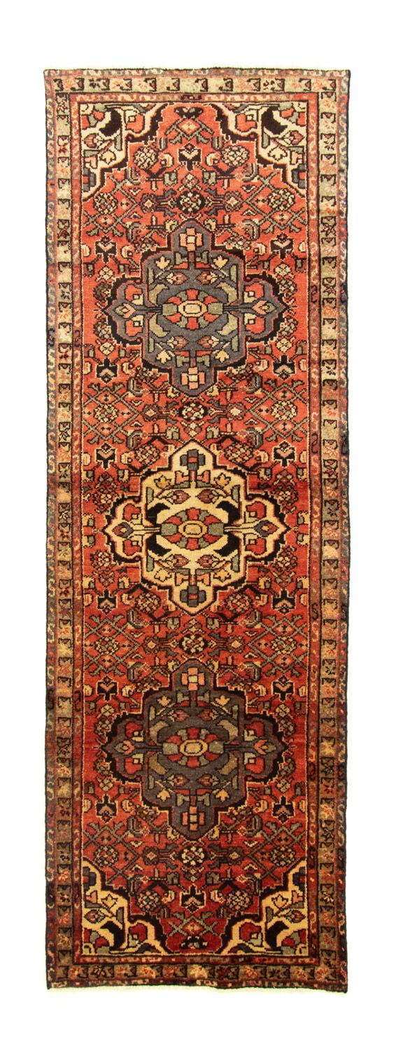 Tapis de couloir Tapis persan - Nomadic - 295 x 96 cm - marron