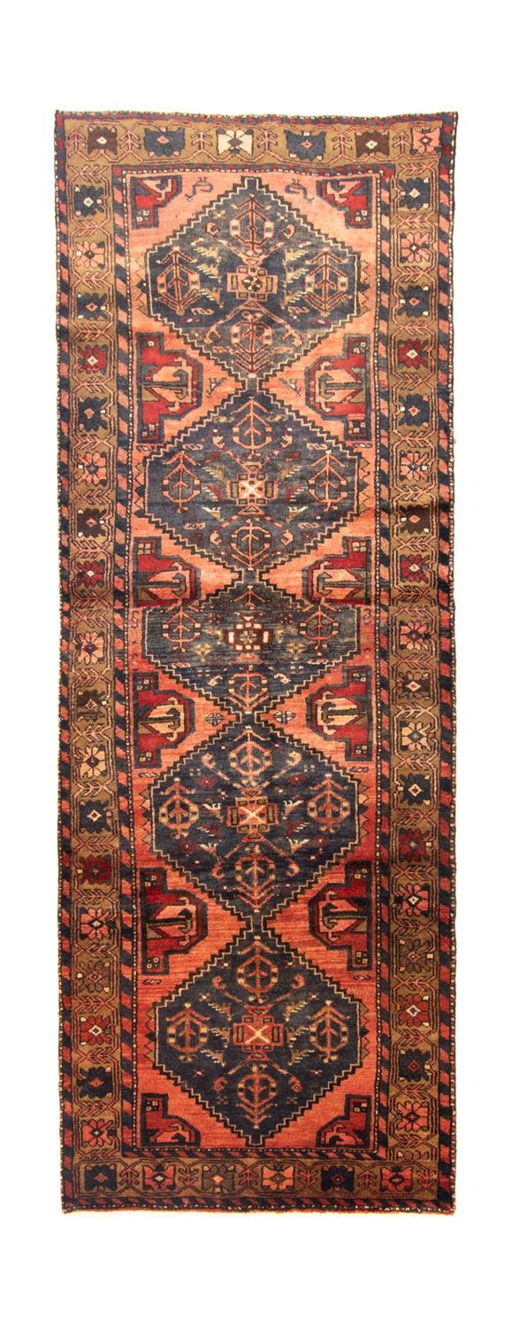 Tapis de couloir Tapis persan - Nomadic - 295 x 104 cm - bleu