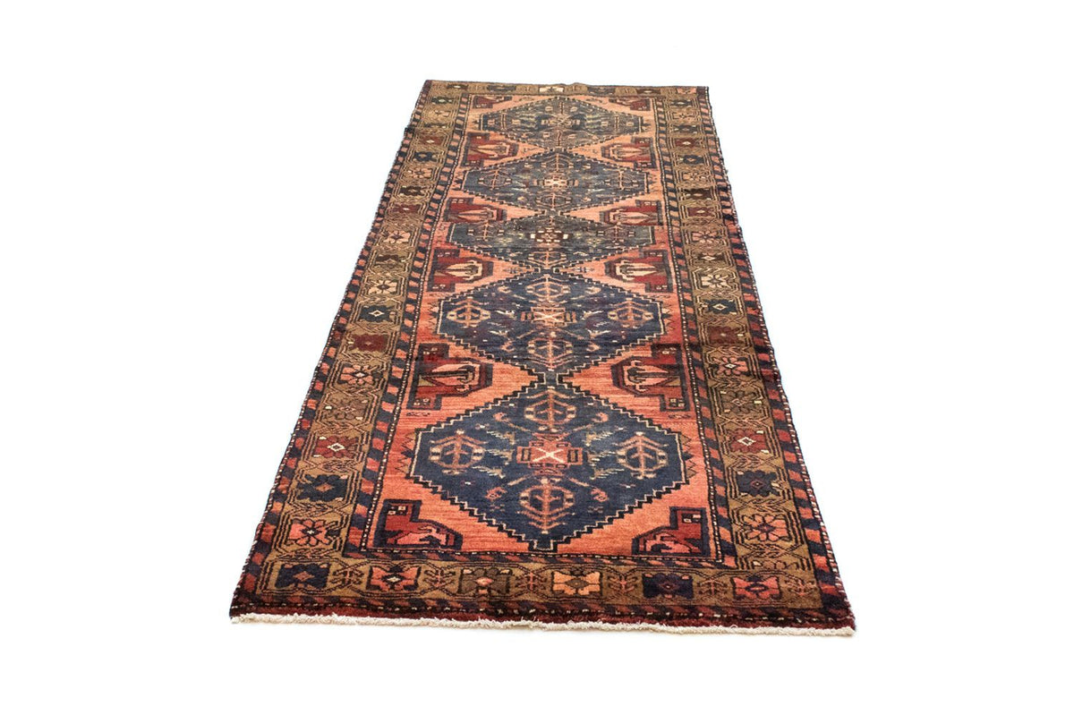 Tapis de couloir Tapis persan - Nomadic - 295 x 104 cm - bleu