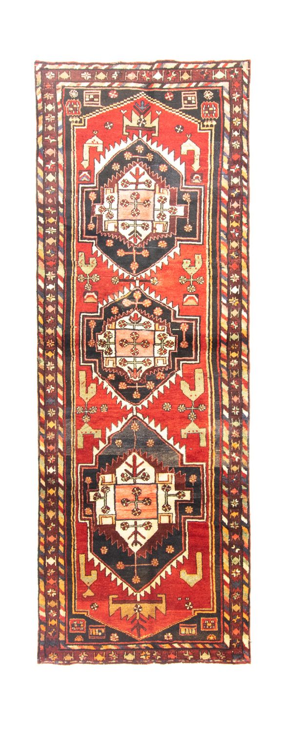 Tapis de couloir Tapis persan - Nomadic - 292 x 105 cm - rouge